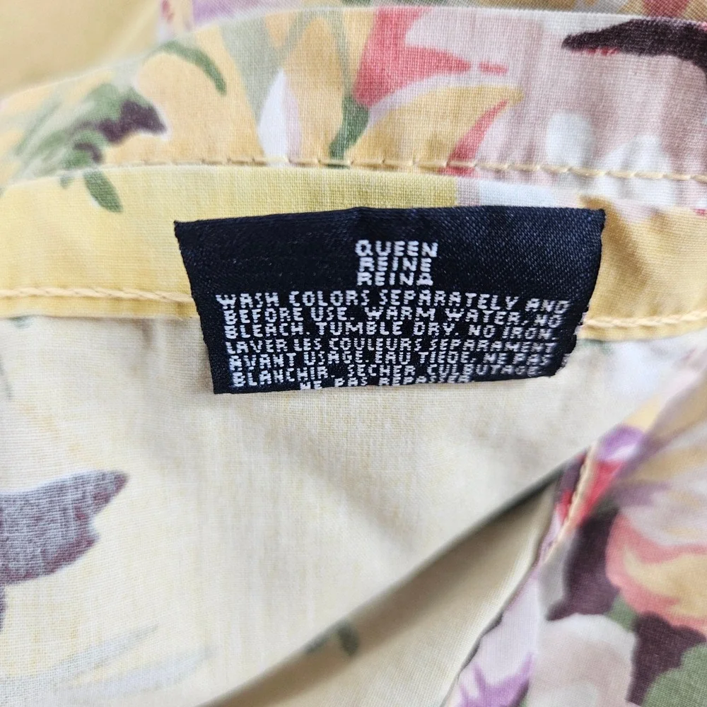 Ralph Lauren QUEEN Flat, Fitted, 2 Pillow Cases Sophie Brooke Floral Bedding Set